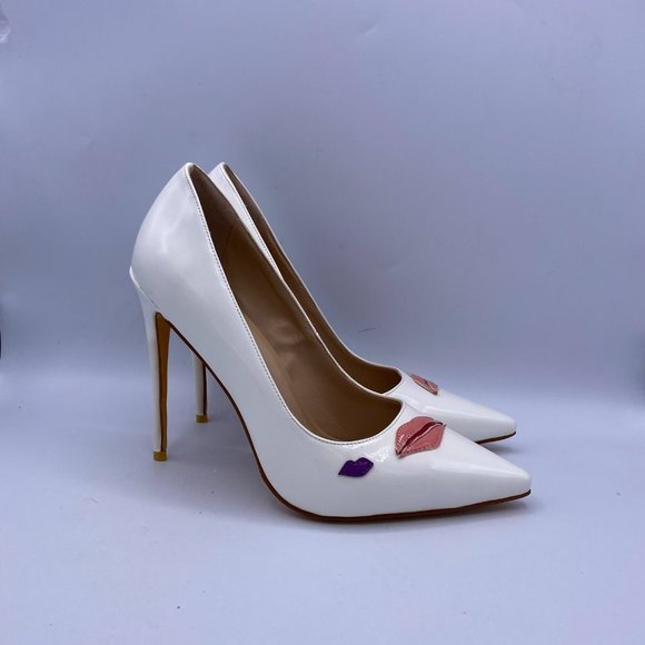 FSJ Formal Pointed Toe Pumps High Heel Stilettos - Picture 4 of 8